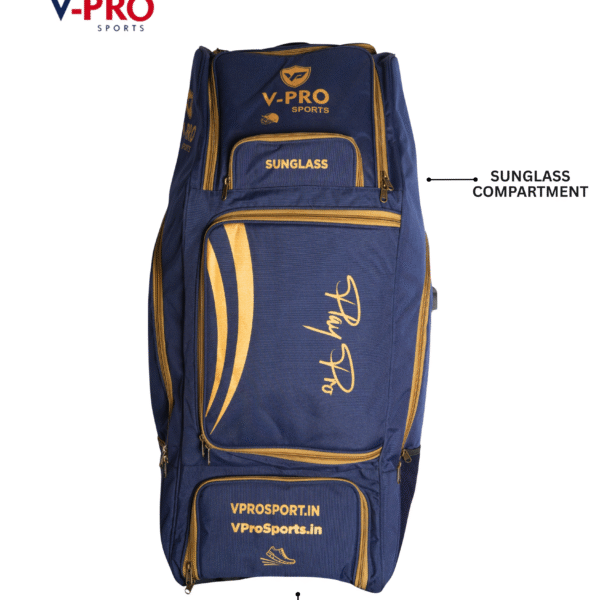 Champions Duffle Wheelie Cricket Kit Bag (Blue)